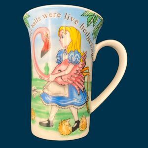 Alice in Wonderland Croquet Queen of hearts Latte Mug China 2010 Paul Cardew